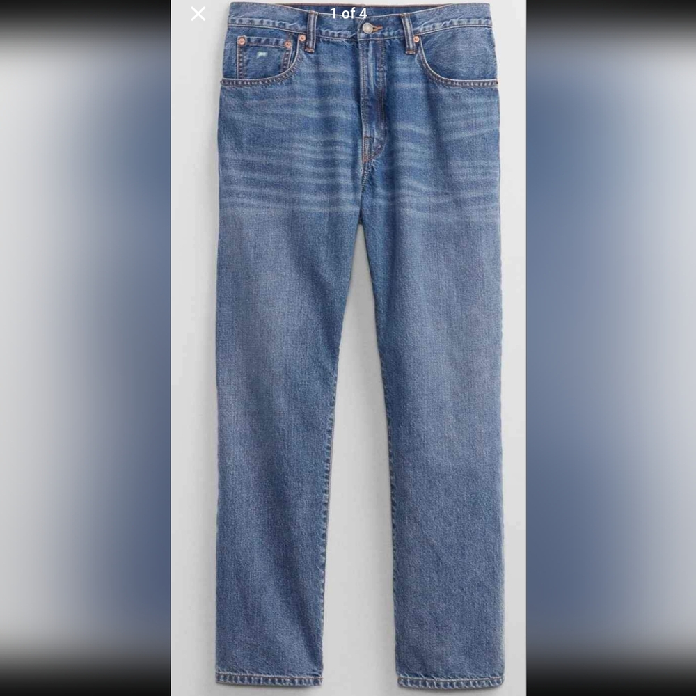 Gap Classic Blue Denim Jeans 36x34
